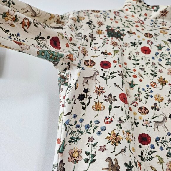 Samantha Pleet Turtle Unicorn Tapestry Bodysuit Cream - Picture 4 of 8